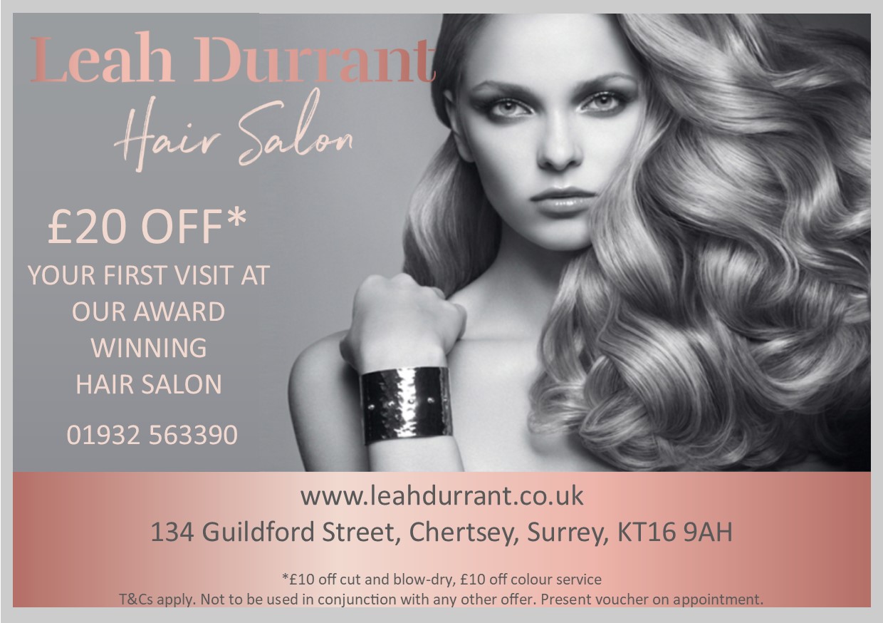 Promotions and offers at Leah Durrant Hair Salon in Chertsey Surrey