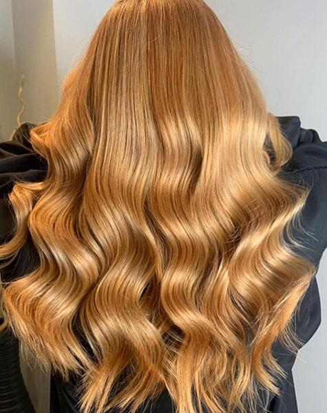 copper hair colour at Leah Durrant Salon Surrey copper hair colour at Leah Durrant Salon Surrey